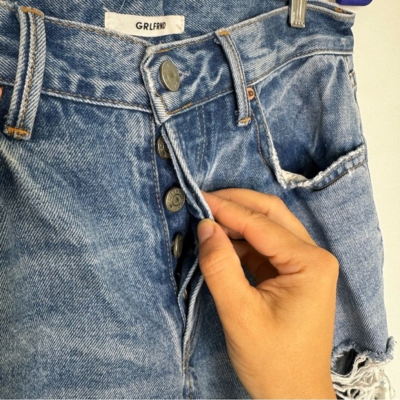 GRLFRND Maran distressed crop rigid jeans - Picture 7 of 11